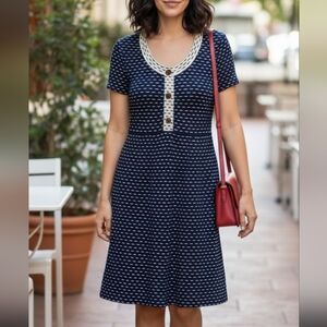 Kate Spade Knit Dress In Silk/Cotton/Cashmere Blend